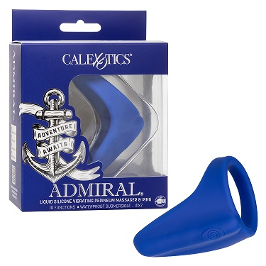 Admiral Liquid Silicone Vibrating Perineum Massager & Ring-SE-6011-25-3