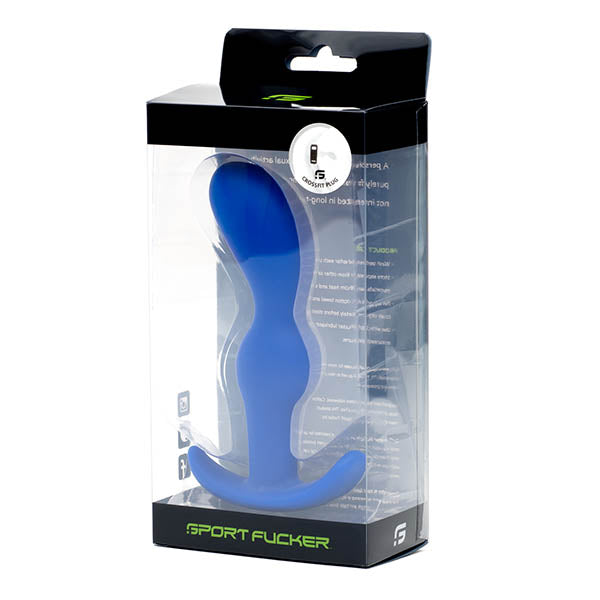 Sport Fucker CrossFit Plug - Blue Medium Anal Plug-SF12799