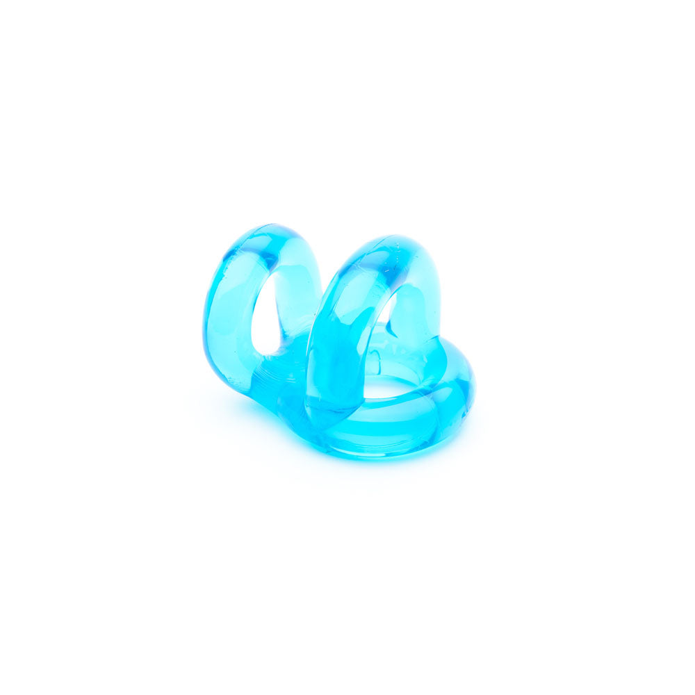 Sport Fucker Fucker Ring - Ice Blue Cock & Ball Ring-SF17723