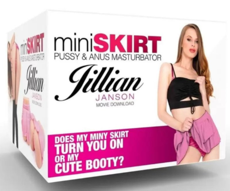 Mini Skirt Jillian Janson Pussy & Anus Masturbator-SK-JJANSON-001