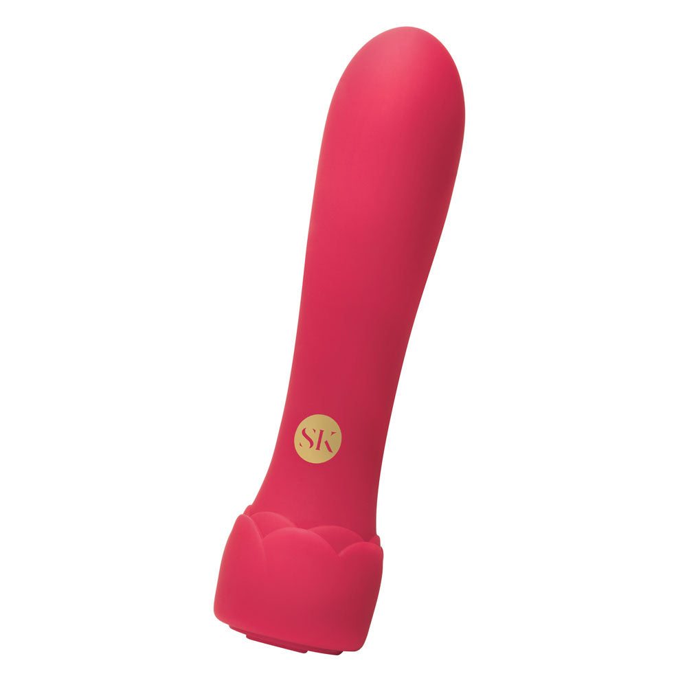 Secret Kisses ROSEGASM Floral Boost Bullet - Red 10.8 cm USB Rechargeable Bullet - SK1050