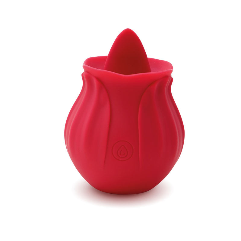 Skins Rose Buddies - The Rose Lix - Red USB Rechargeable Flicking Rose Stimulator-SKRBRL