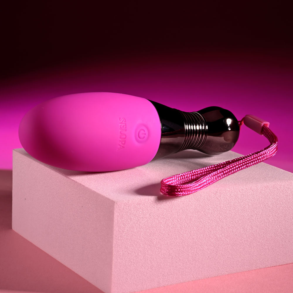 Selopa COMPANION - Pink 11.9 cm USB Rechargeable Vibrating Egg-SL-RS-5193-2