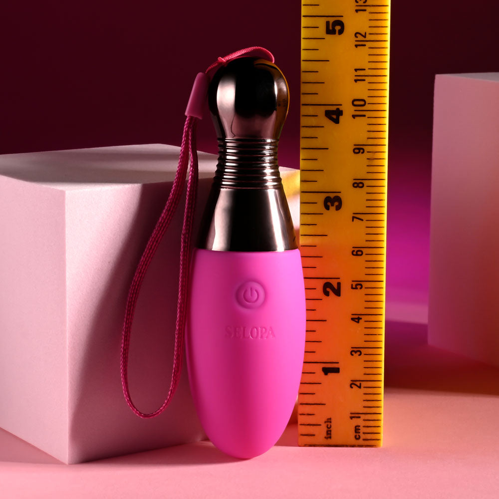 Selopa COMPANION - Pink 11.9 cm USB Rechargeable Vibrating Egg-SL-RS-5193-2