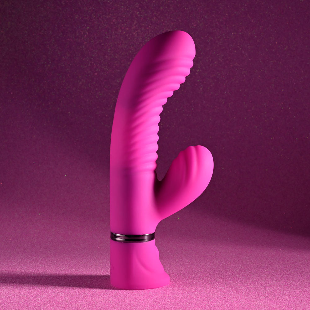 Selopa NEXT WAVE - Pink 16.4 cm USB Rechargeable Dual Vibrator