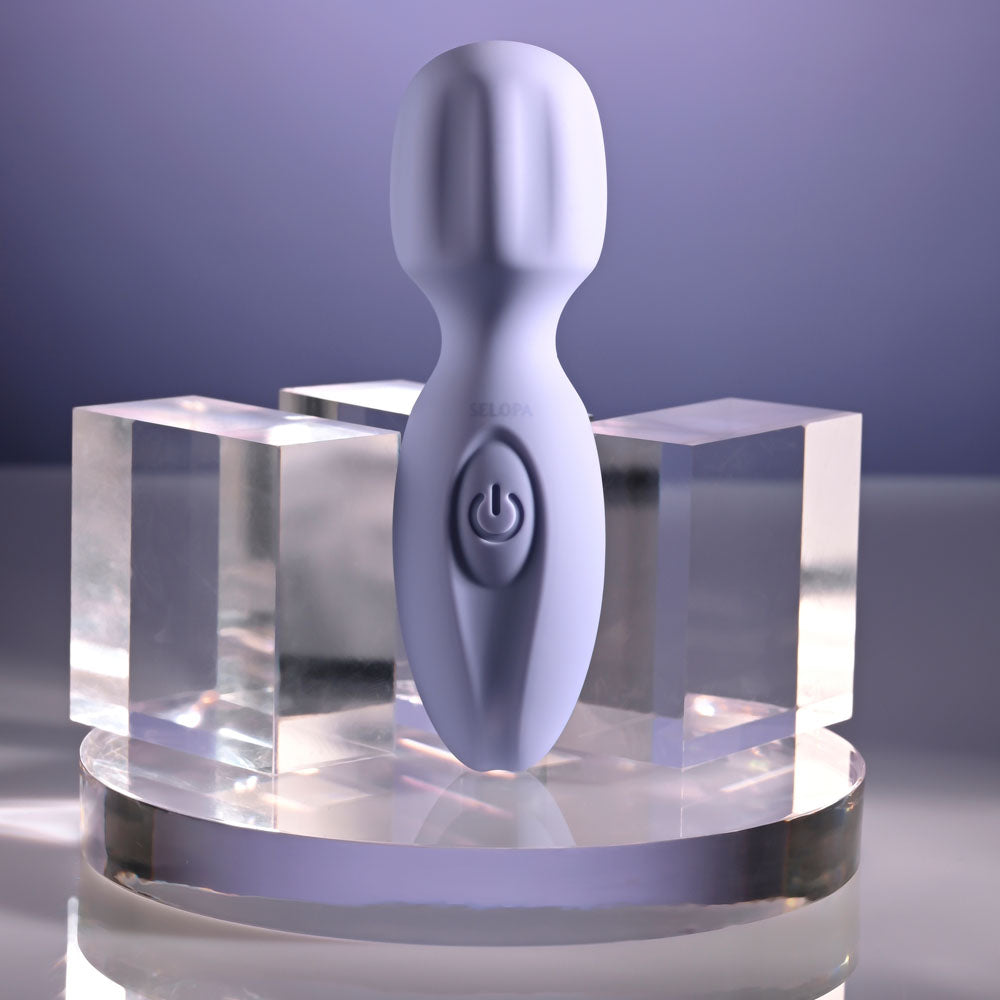 Selopa LIL WAND - Purple 11 cm USB Rechargeable Massage Wand-SL-RS-6855-2