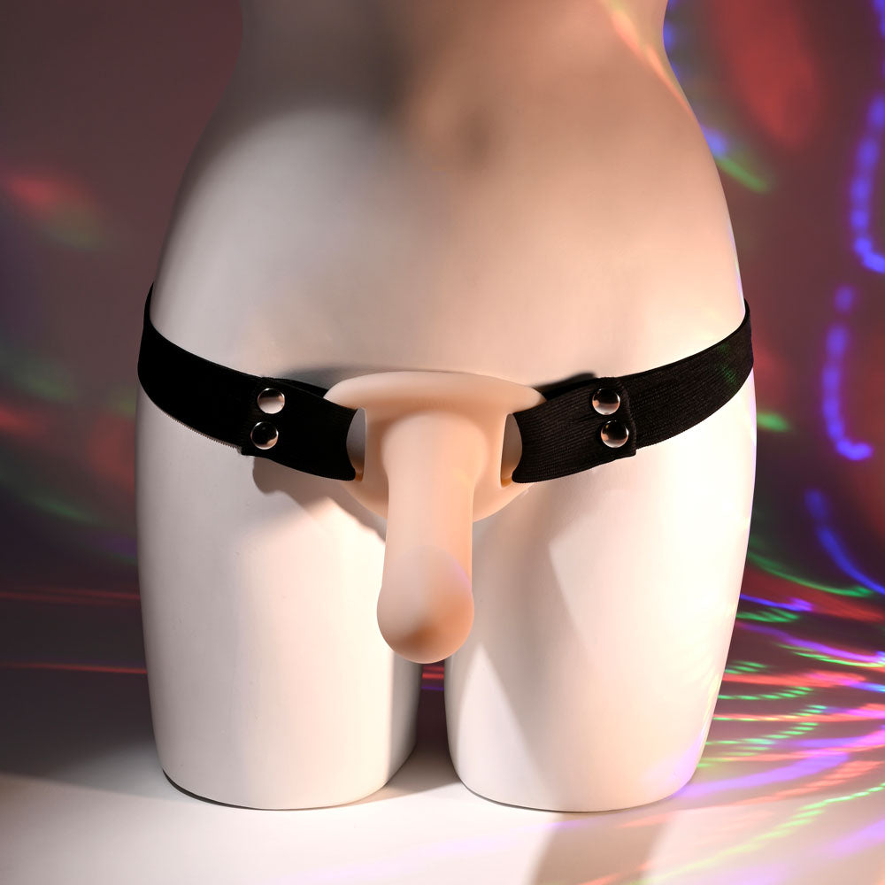 Selopa OUR FIRST HOLLOW STRAP ON LIGHT - Flesh 16.3 cm Hollow Strap-On-SL-SO-6244-2