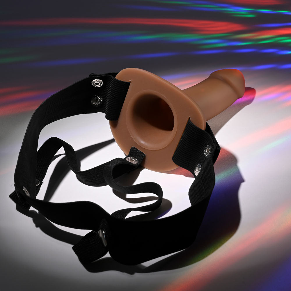 Selopa OUR FIRST HOLLOW STRAP ON DARK - Brown 16.3 cm Hollow Strap-On-SL-SO-6329-2