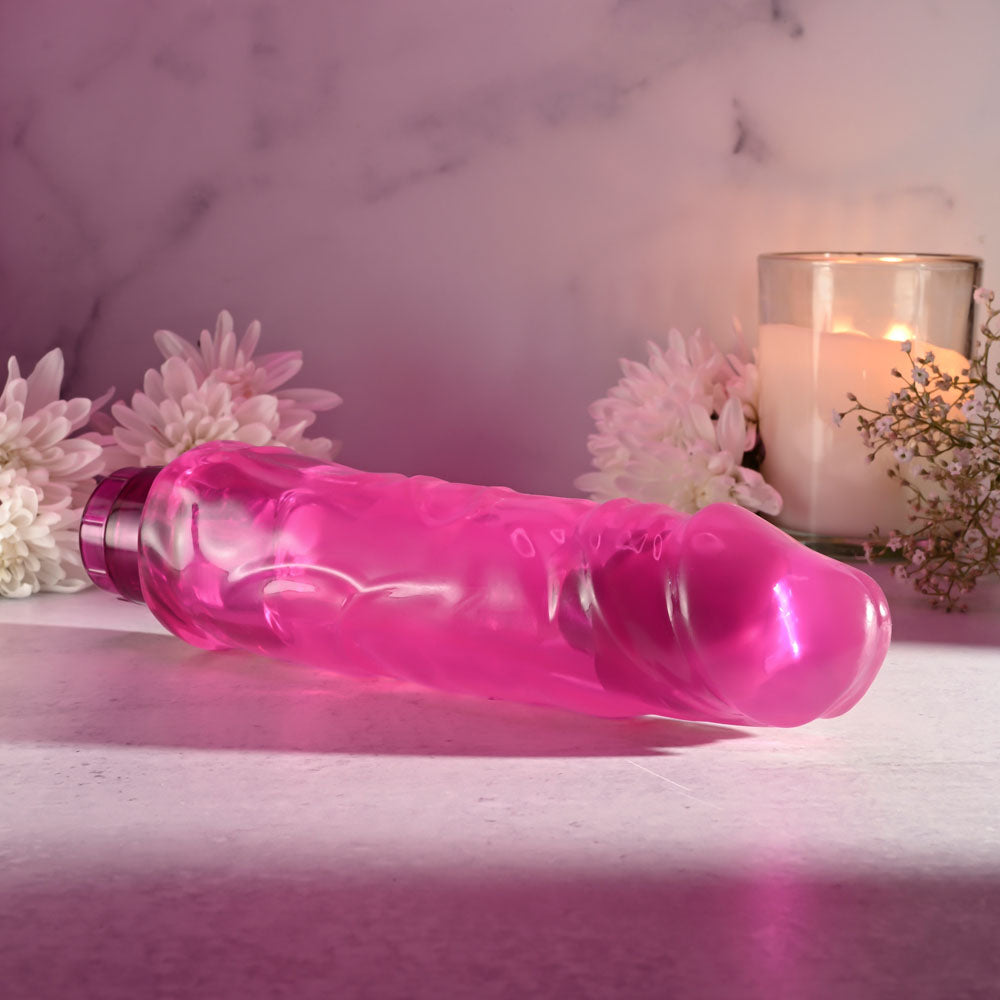 Selopa THICC BOI - Pink 22.9 cm Vibrator-SL-VB-3465-2