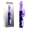 Selopa BUNNY THRUSTER - Purple 24.8 cm Thrusting Rabbit Vibrator-SL-VB-3533-2