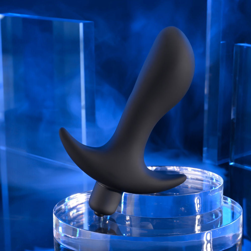 Selopa P-SPOT TRAINER - Black 12.7 cm Vibrating Prostate Massager-SL-VB-5780-2