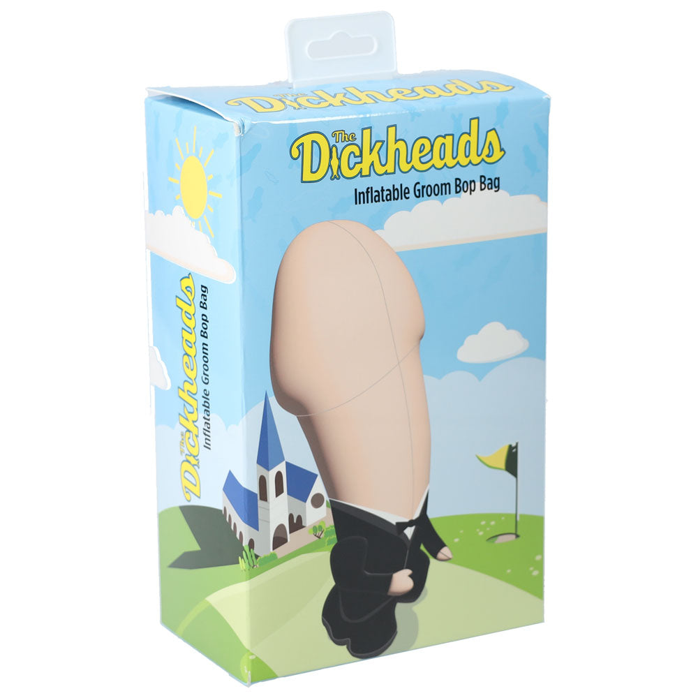 S-LINE The Dickheads - Groom Bop Bag - 100 cm Inflatable Penis Punching Bag-SLI238FLE