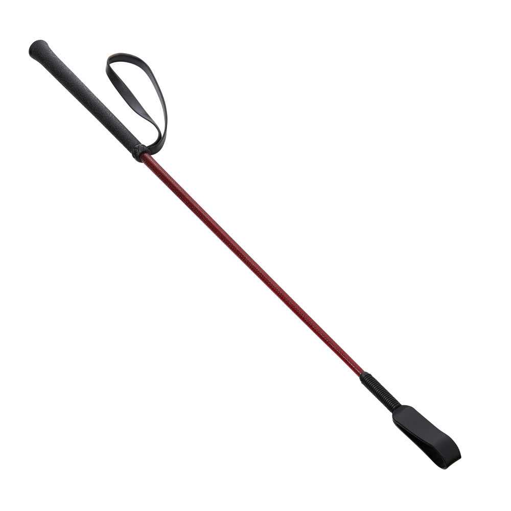 Sex & Mischief Enchanted Crop - Burgundy/Black Riding Crop-SS09820