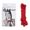 Sex & Mischief Amor Rope - 2 Red Bondage Ropes - 4.5 m Lengths-SS09829