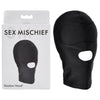 Sex & Mischief Shadow Hood - Black Hood with Mouth Opening-SS09916