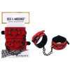 Sex & Mischief Amor Handcuffs - Red Restraints-SS09953