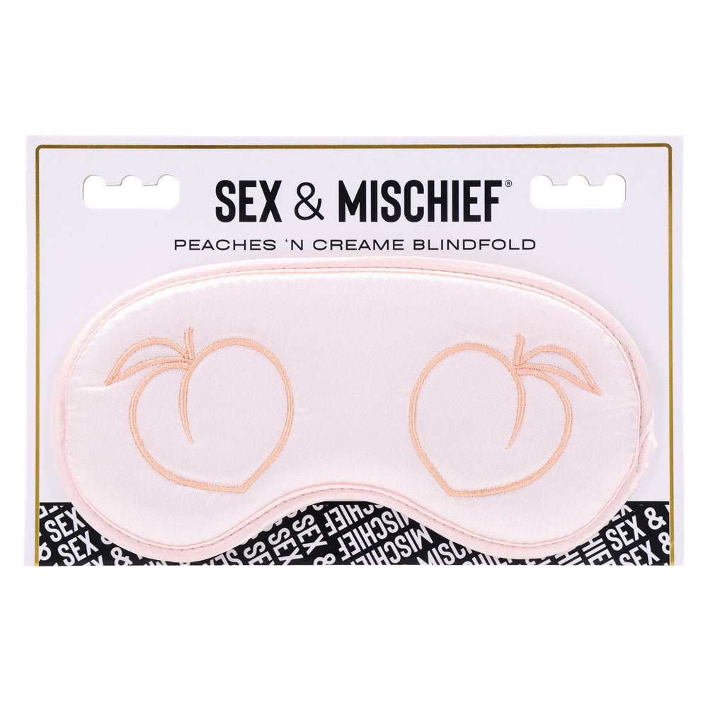 Sex & Mischief Peaches n CreaMe Blindfold-(ss09961)