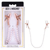 Sex & Mischief Peaches n CreaMe Pearl Nipple Clamps-(ss09964)