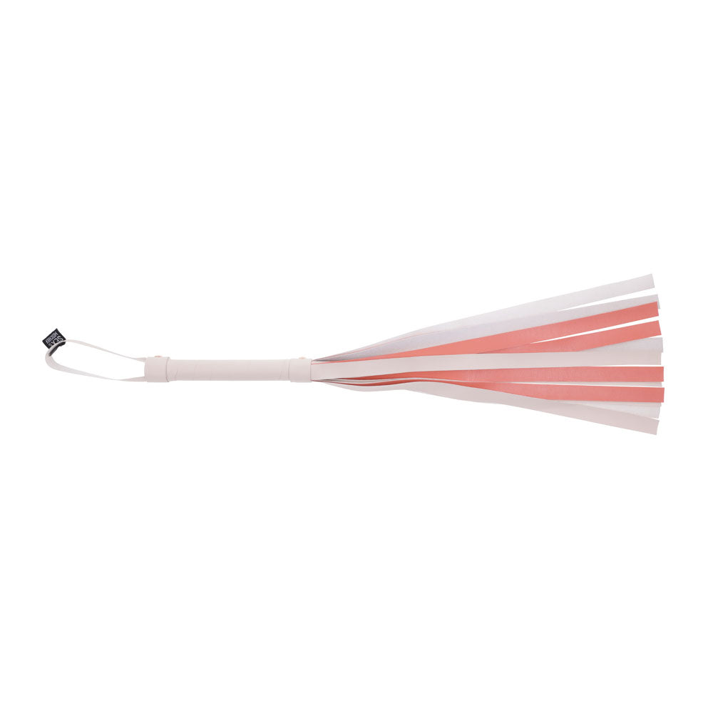 Sex & Mischief Peaches n CreaMe Stripe Flogger - Peach 80 cm Flogger Whip-SS09967