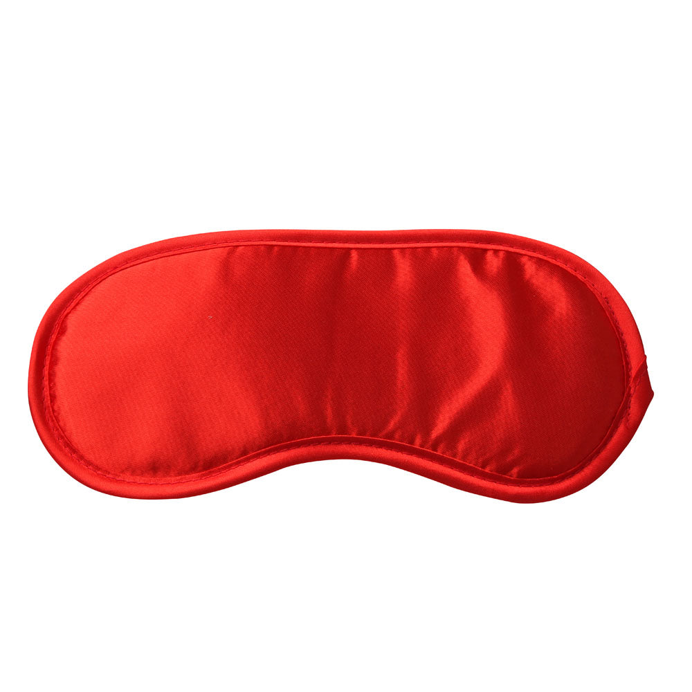 Sex & Mischief Satin Blindfold Red - Red Blindfold-SS10002