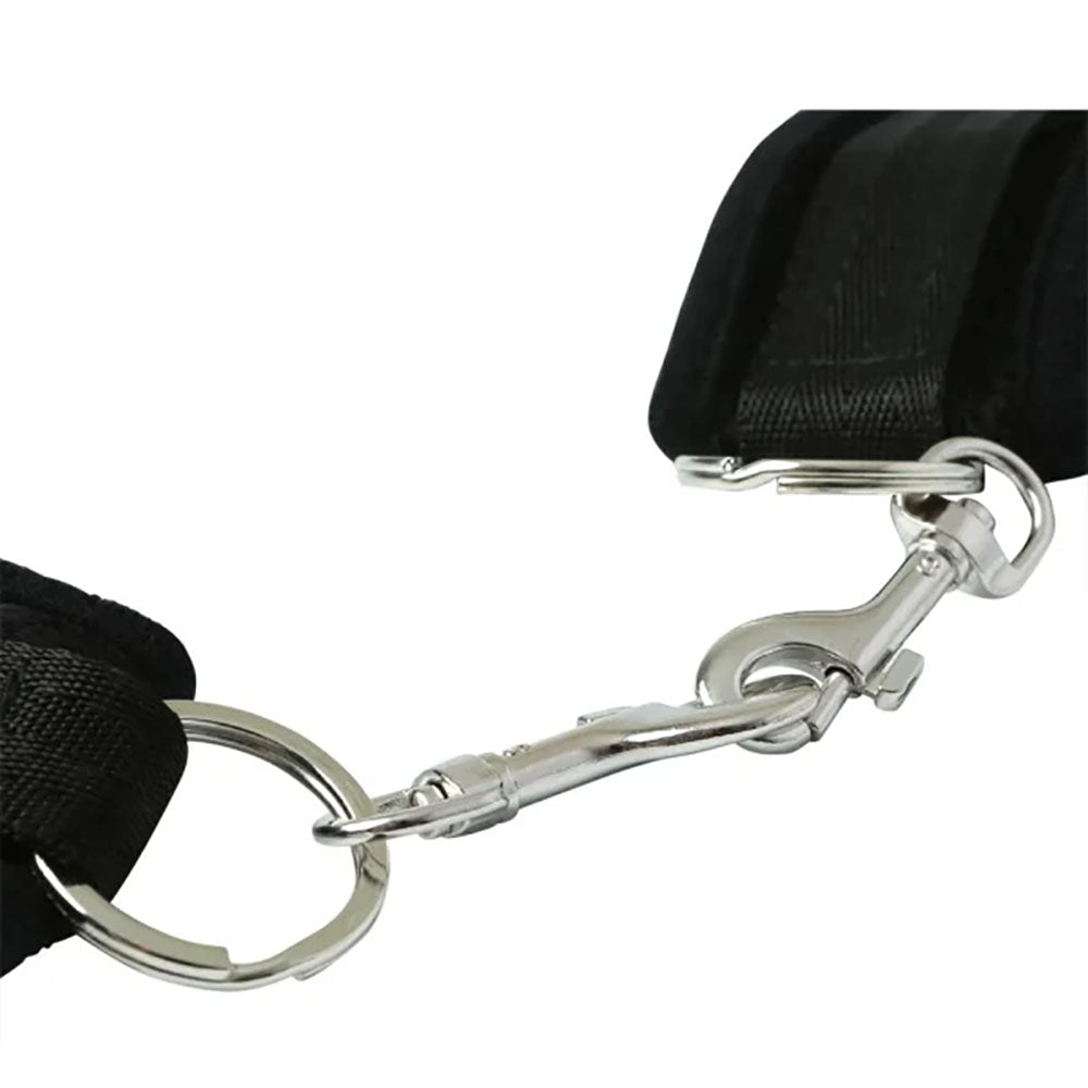 Sex & Mischief Black Beginners Handcuffs - Black Restraints-SS10028