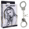 Sex & Mischief Metal Handcuffs - Metal Restraints-SS10078