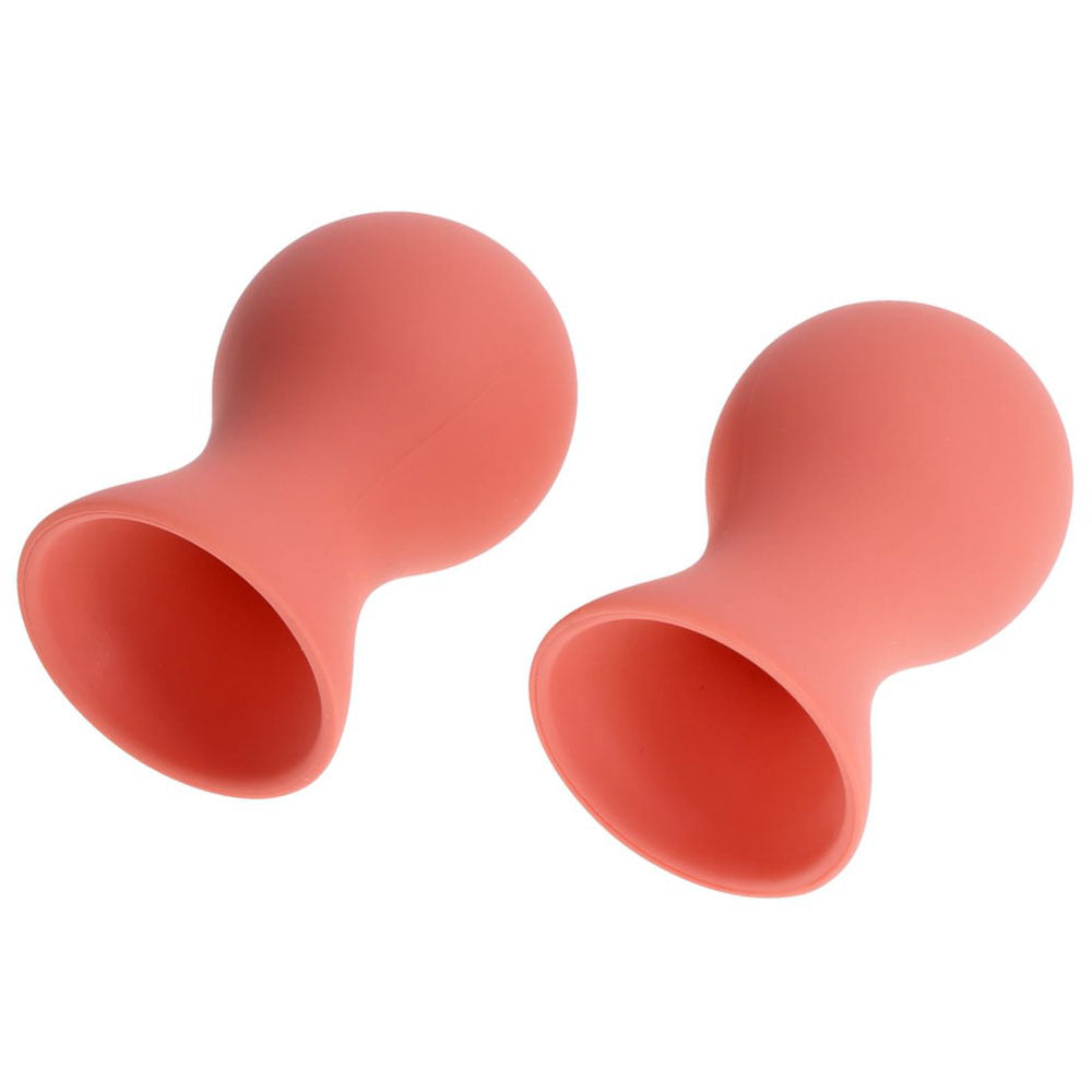 Sex & Mischief Peaches n CreaMe Silicone Nipple Suckers - Peach Nipple Suckers - Set of 2-SS10212