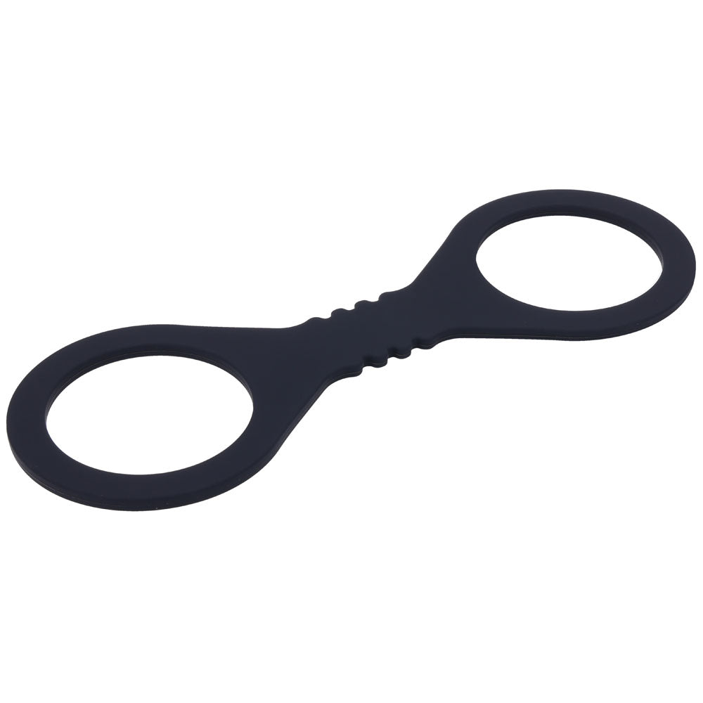 Sex & Mischief Shadow Small Silicone Cuffs - Black Small Restraints - SS10227