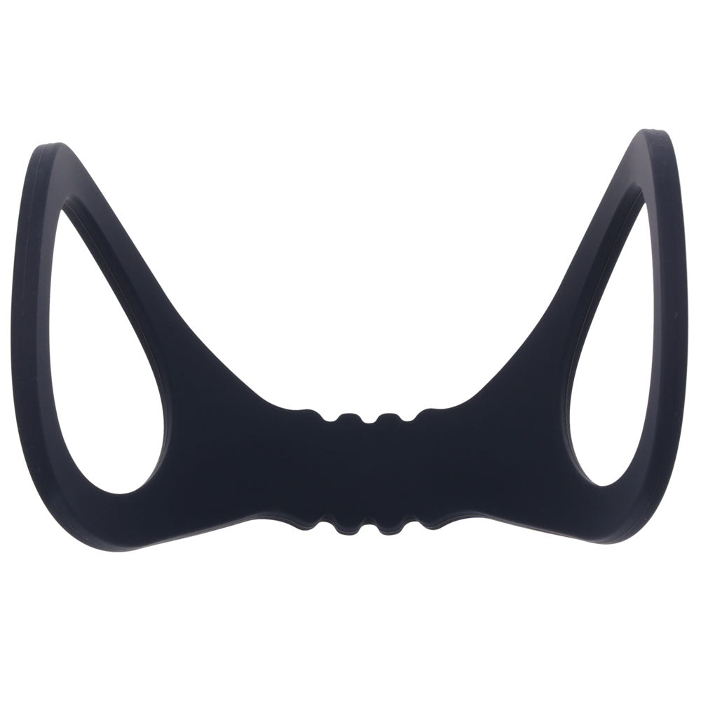 Sex & Mischief Shadow Small Silicone Cuffs - Black Small Restraints - SS10227