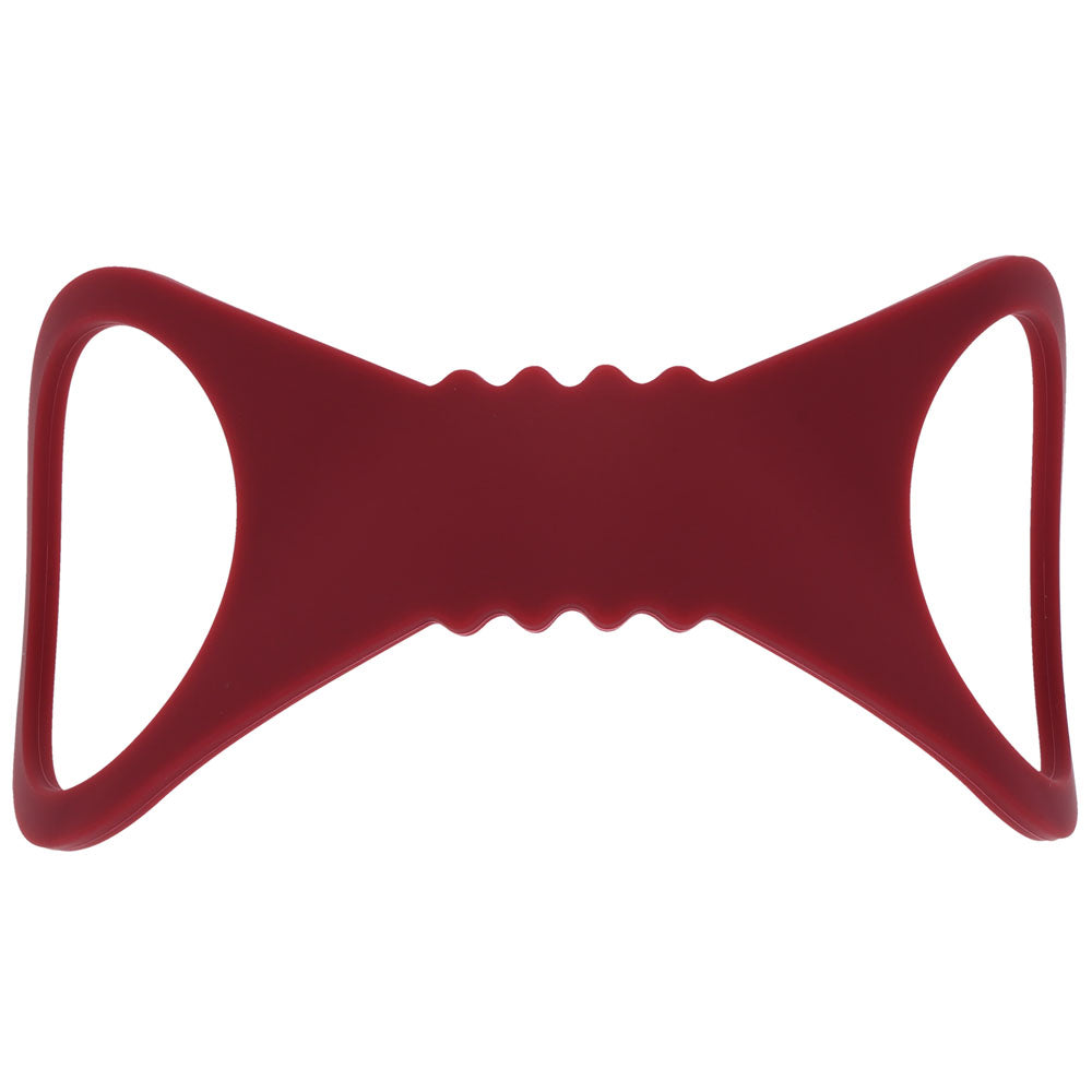 Sex & Mischief Enchanted Large Silicone Cuffs - Burgundy Large Restraints - SS10232
