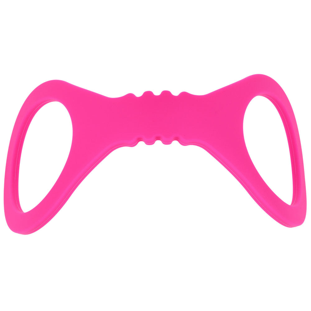 Sex & Mischief Small Hot Pink Silicone Cuffs - Hot Pink Small Restraints - SS10233