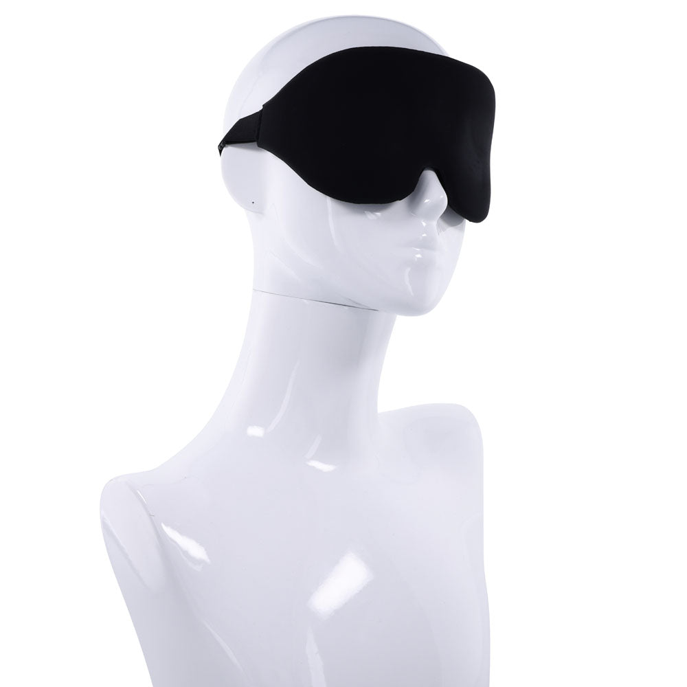 SPORTSHEETS Blackout Blindfold - Black Eye Mask-SS32404