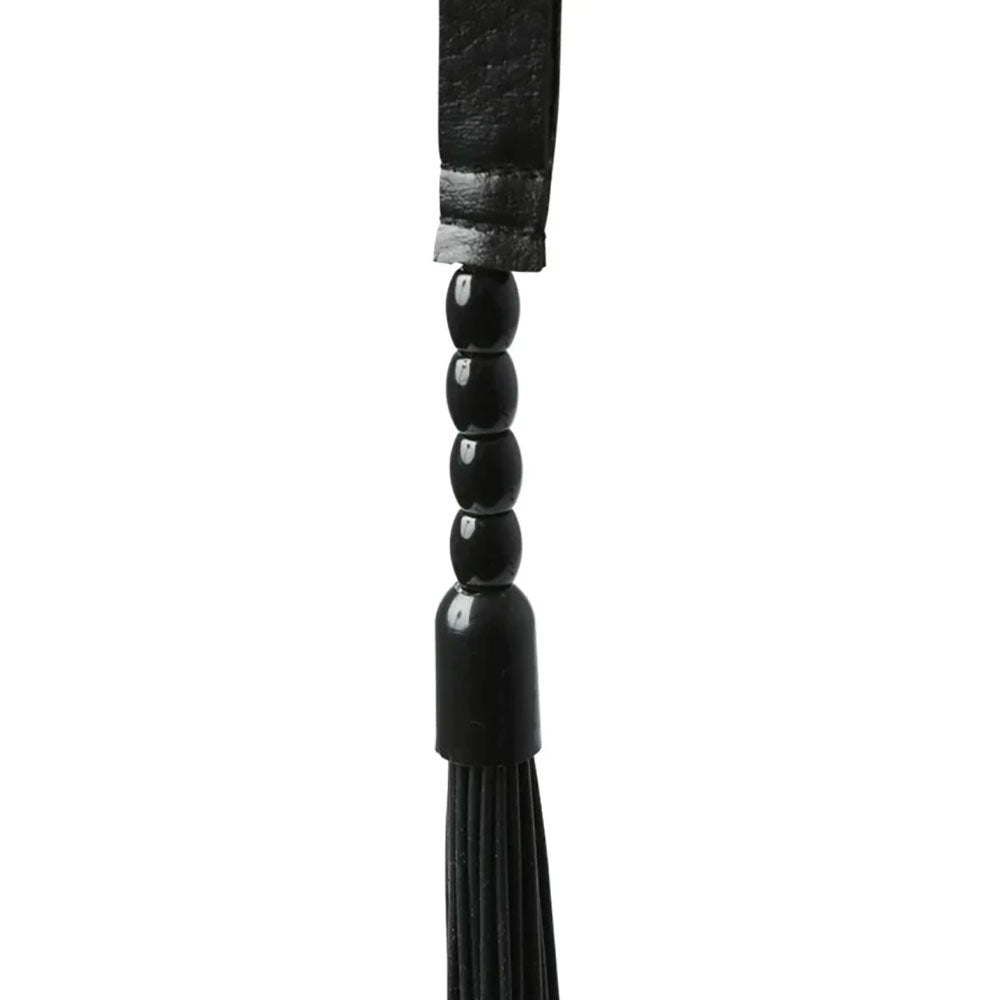 Sex & Mischief Noir Whip - Black 40 cm Rubber Whip-SS92124