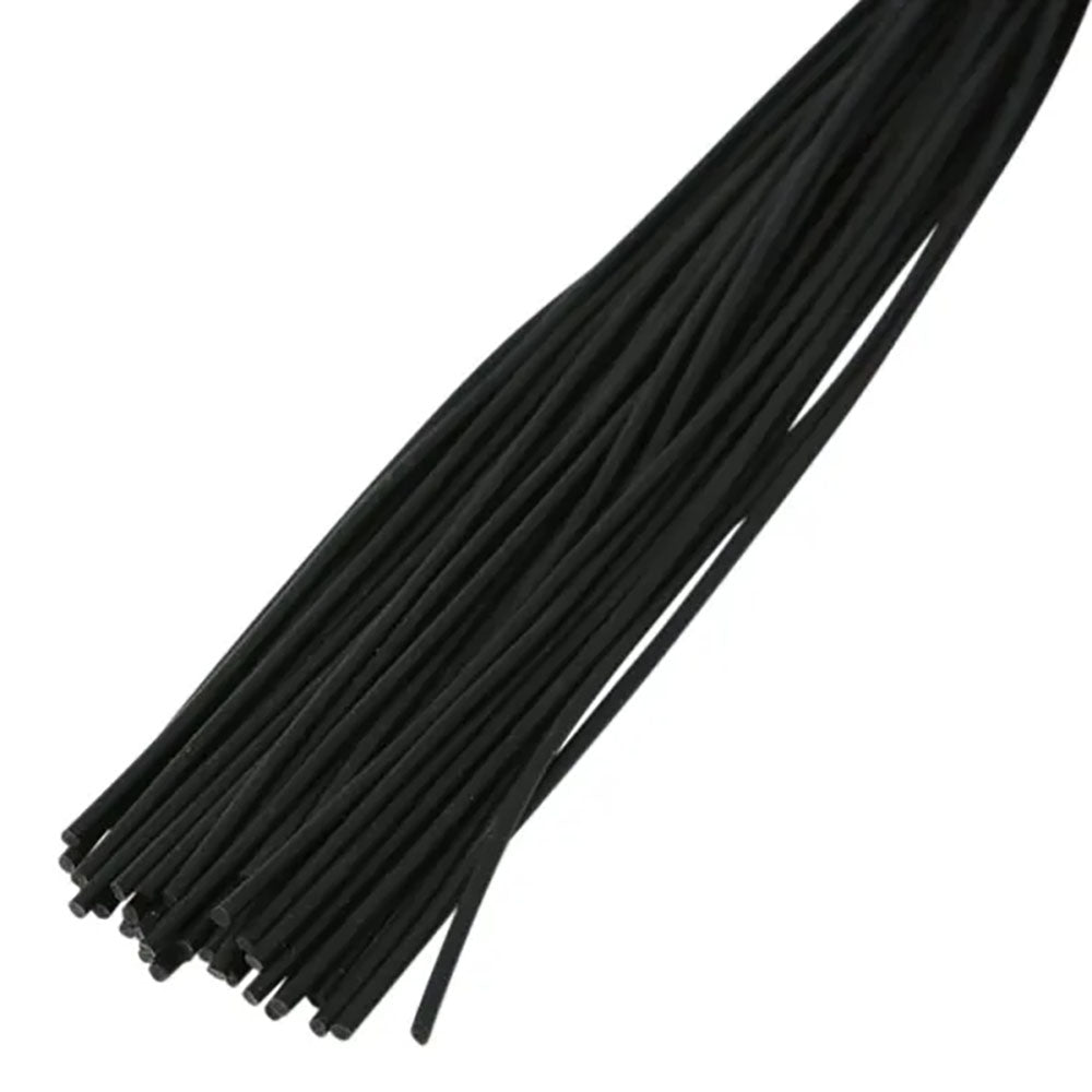 Sex & Mischief Noir Whip - Black 40 cm Rubber Whip-SS92124