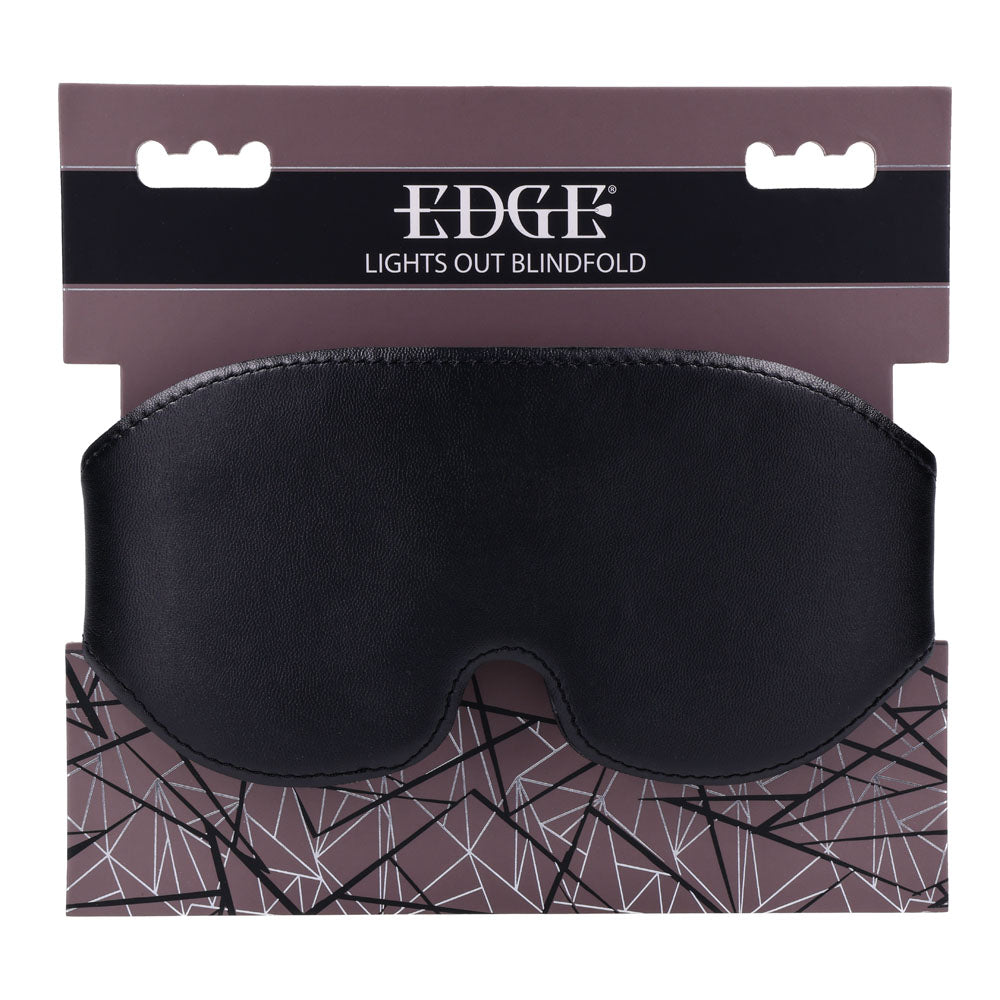 EDGE Lights Out Blindfold - Black Eyemask Restraint-SS98044