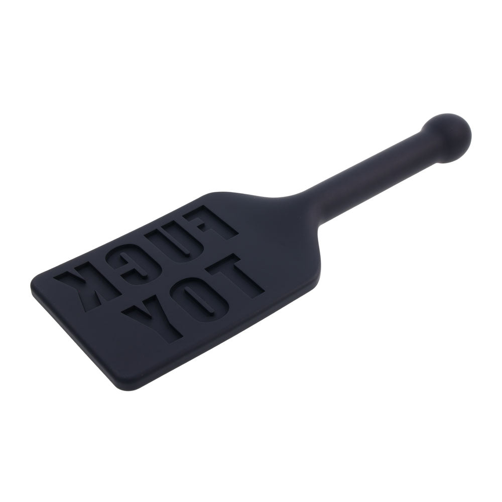 EDGE FUCK TOY Silicone Paddle - Black Silicone Spanking Paddle-SS98048