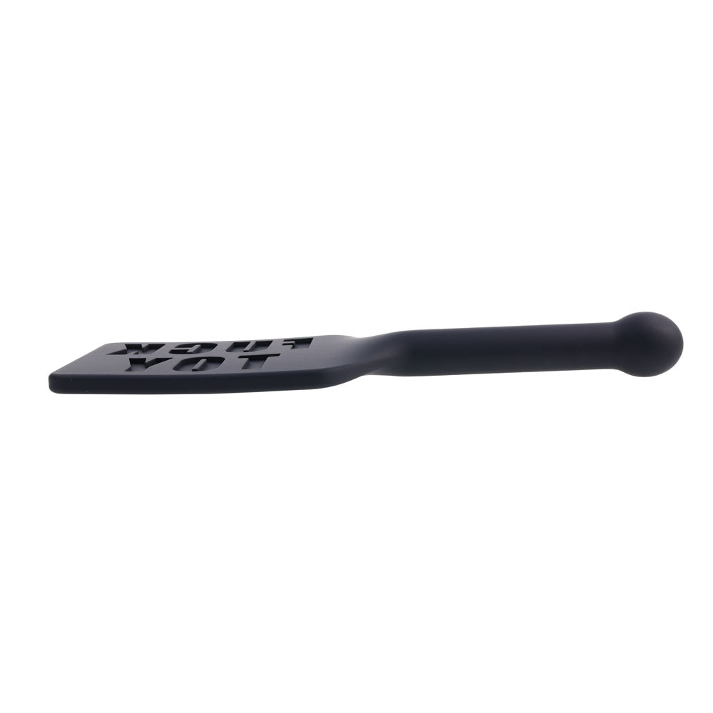 EDGE FUCK TOY Silicone Paddle - Black Silicone Spanking Paddle-SS98048