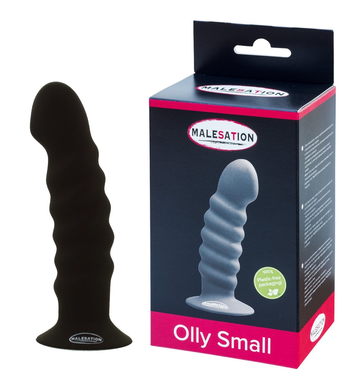 MALESATION OLLY DILDO SMALL BLACK-ST09902