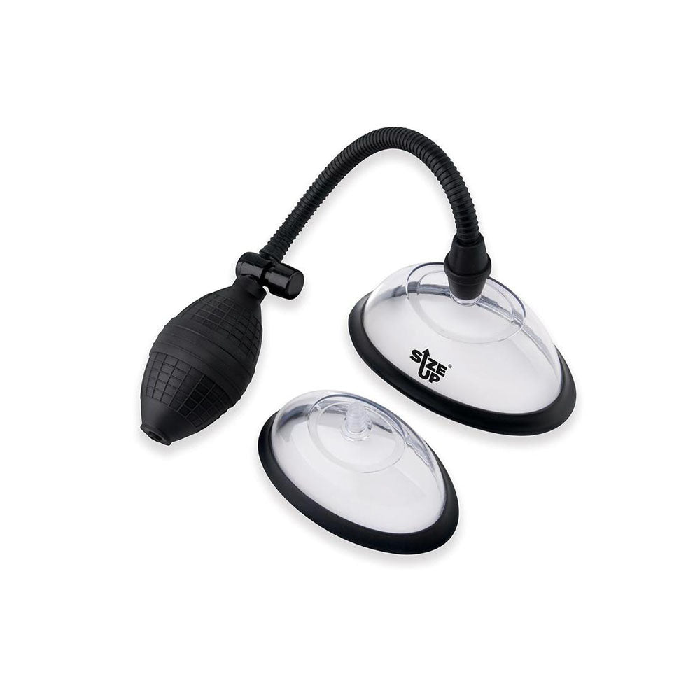 Size Up Classic Pussy Pump with 2 Chambers - Vagina Pump with 2 Interchangeable Chambers-SU110