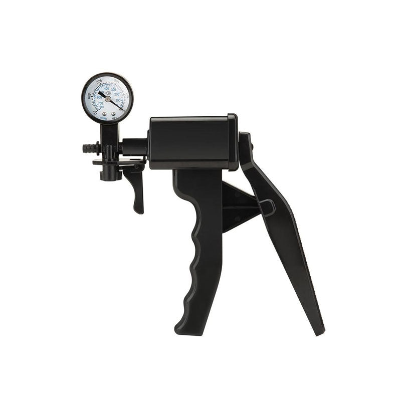 Size Up Ergonomic Trigger Penis Pump with Pressure Gauge - Clear Penis Pump-SU304