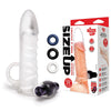 Size Up Vibrating 2 Inch Penis Extender + Ball Loop-(su401)