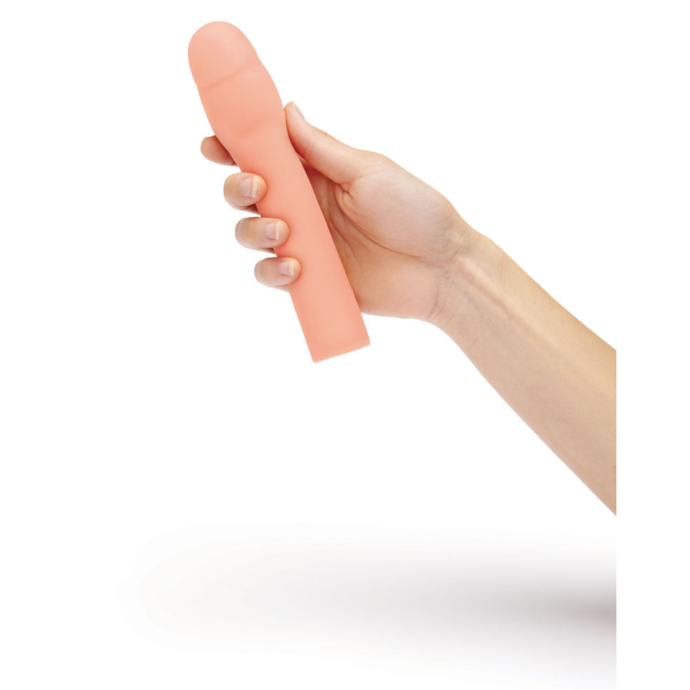 Size Up Realistic 2 Inch Penis Extender - Flesh 5 cm (2) Penis Extension Sleeve-SU403