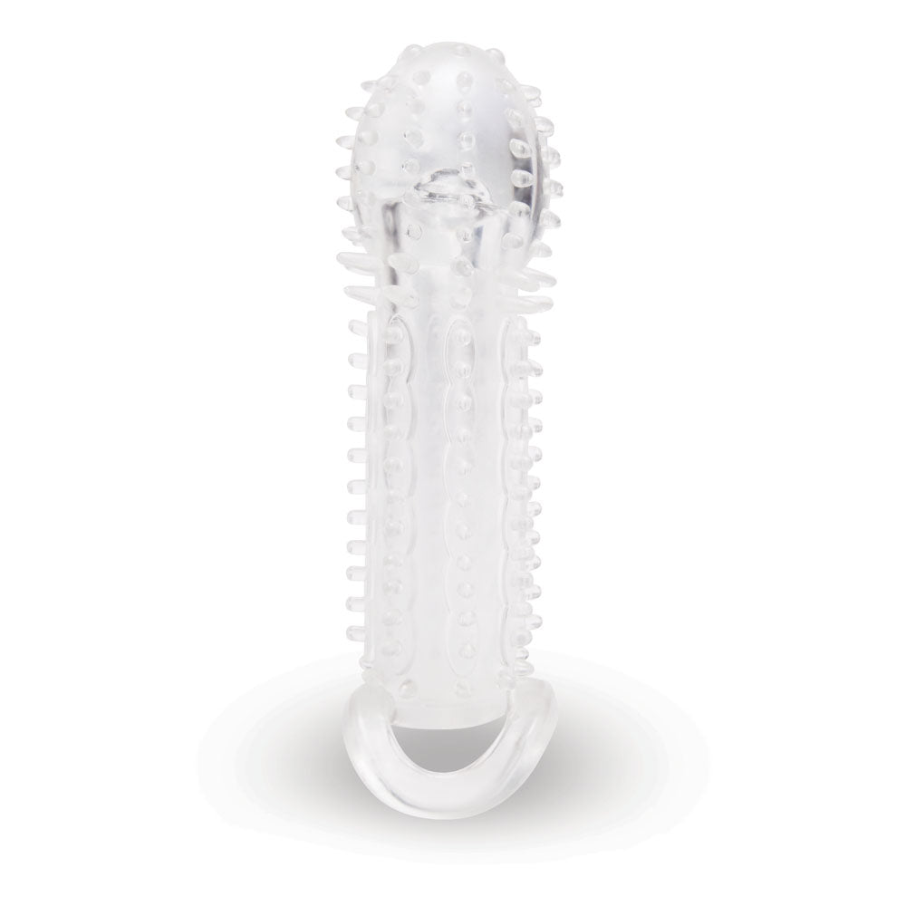 Size Up 1.5 Inch See-Thru Stretch Penis Extender-(su405)