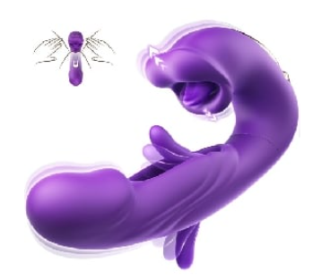 Barney - Vibrating & Tongue-Licking Massager with Flapping Function