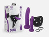 Together Duo 2pc 5.5" & 7.75" Silicone Dildo & Harness Set-TOG-011