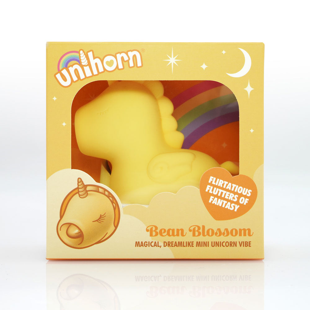 Unihorn - Bean Blossom - Yellow USB Rechargeable Flicking Stimulator-UNIBB