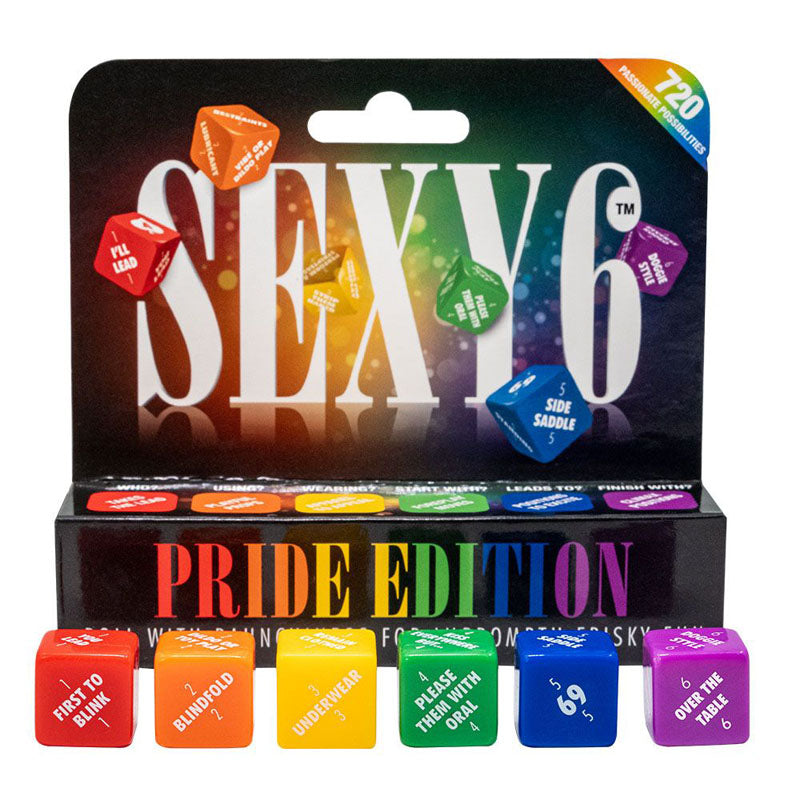 Sexy 6 - Pride Edition - Couples Dice Game-USS6P