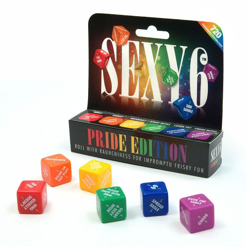 Sexy 6 - Pride Edition - Couples Dice Game-USS6P