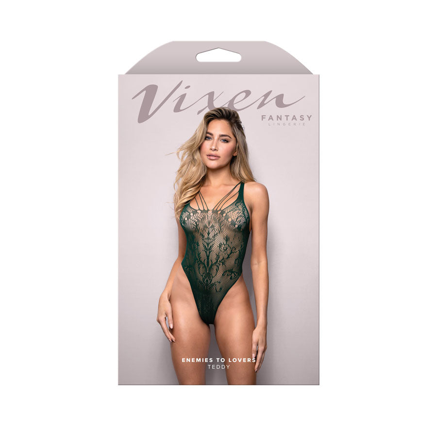 VIXEN ENEMIES TO LOVERS - 1Size - Green - One Size-V817-OS-B
