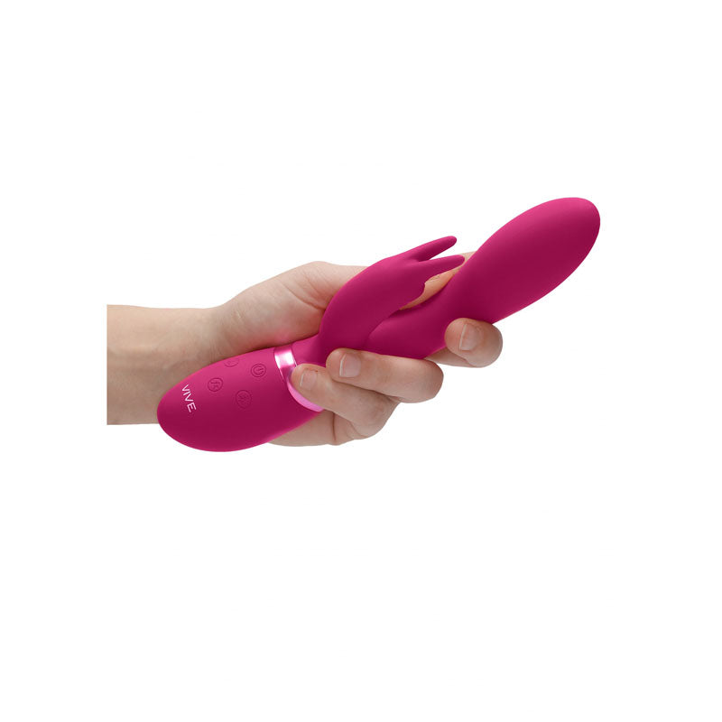 Vive Zosia - Pink 21.3 cm USB Rechargeable Rabbit Vibrator-VIVE016PNK